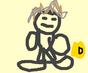 300x250 Weird Wrinkly Guy Had A Golden Dime