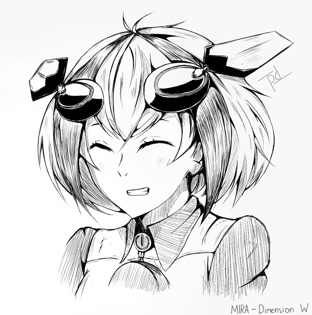 1024x1034 Yurizaki Mira (Dimension W) By Pillaridha