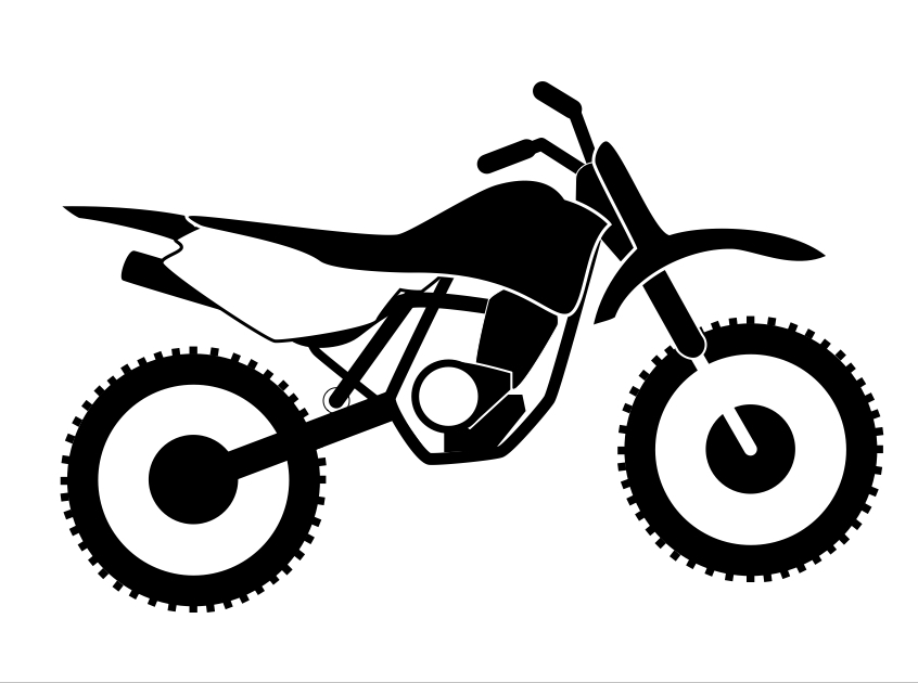 846x630 Honda Dirt Bike Coloring Pages Awesome Dirt Bike Vector Google