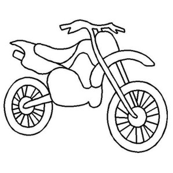 600x600 Collection Of Dirt Bike Drawing Easy High Quality, Free