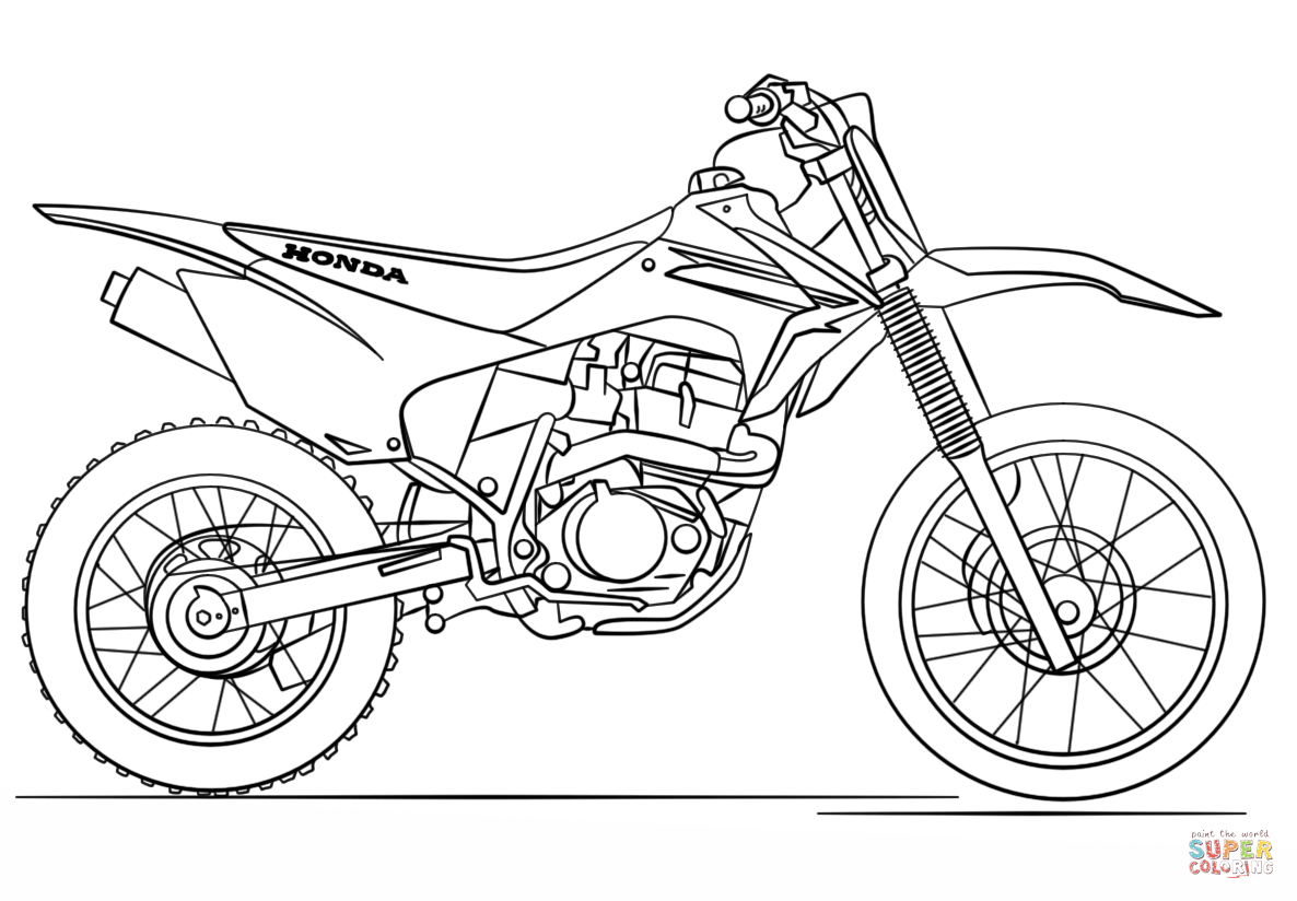 1186x824 Collection Of Dirt Bike Drawing Easy High Quality, Free