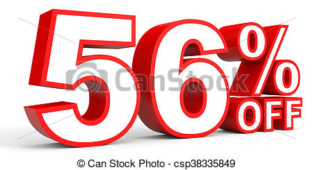 450x245 Discount 56 Percent Off. 3d Illustration On White Drawing