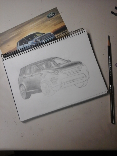 480x640 Drawing A Land Rover Discovery Sport Part3 By Parksungha