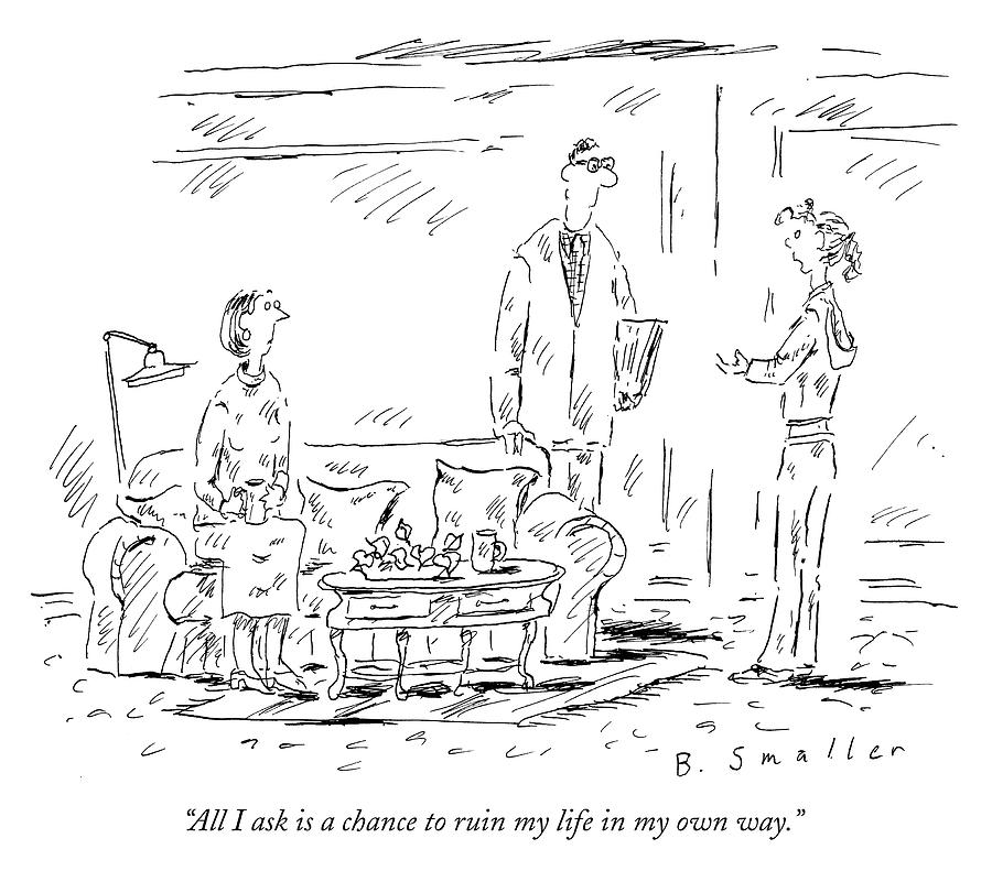 900x791 Ruining A Life Drawing By Barbara Smaller