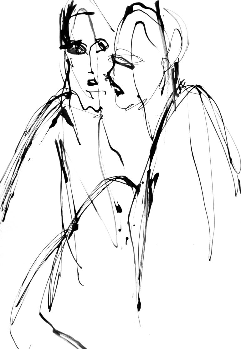 770x1113 Saatchi Art Discussion Drawing By Sylvia Baldeva