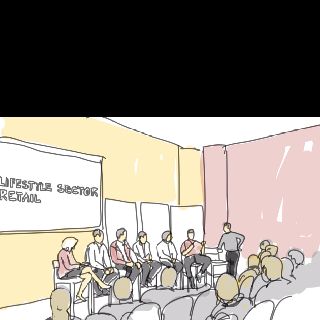 320x320 Gensler Super Meeting Retail Group Discussion Drawing, Adobe Ideas