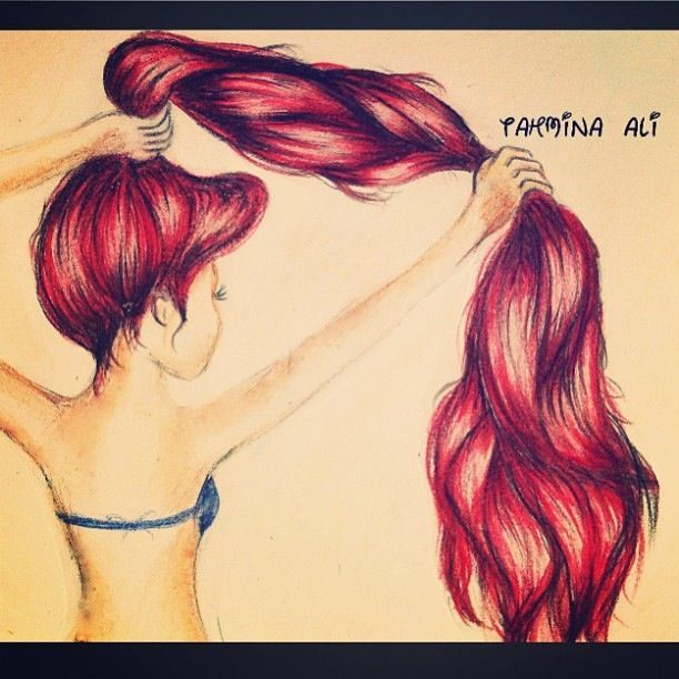 612x612 Pencil Drawings Of Disney Princess Ariel