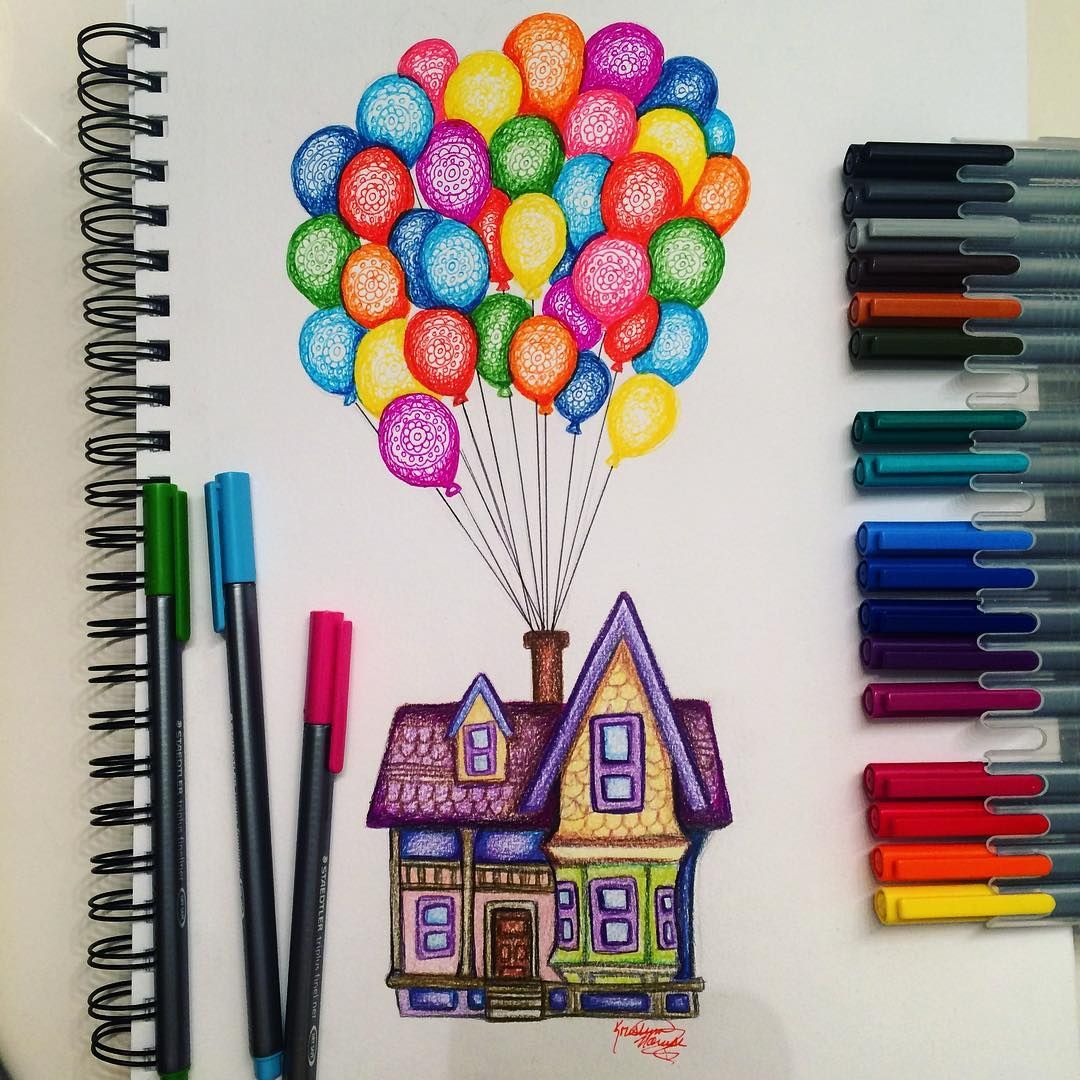 1080x1080 Carl's House (Drawing By Kristina Illustrations @instagram)