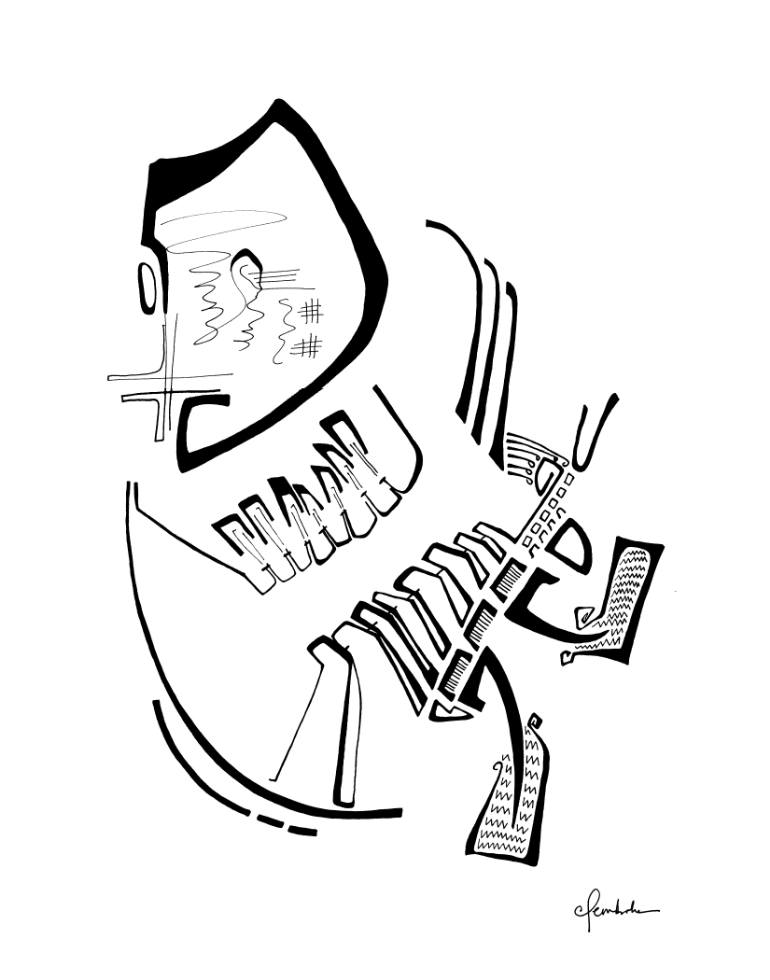 770x980 Saatchi Art Distance From Reactivity Drawing By Cindy Pembroke