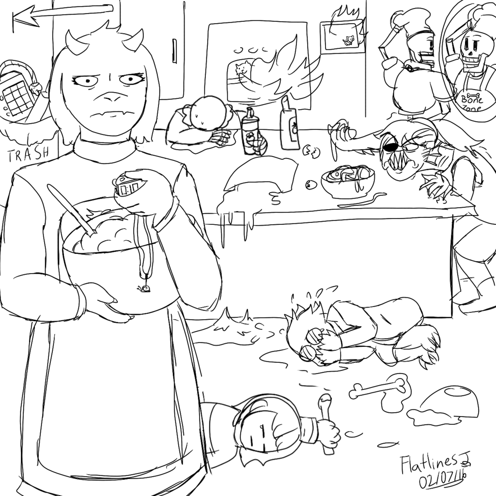 1024x1024 Muffled Megalovania In The Distance By Flatlinesu