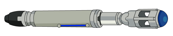 674x140 Collection Of Doctor Who Sonic Screwdriver Drawing High