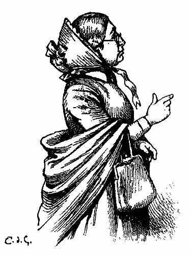 375x500 Public Domain Images Woman In Bonnet With Purse Walking Shopping