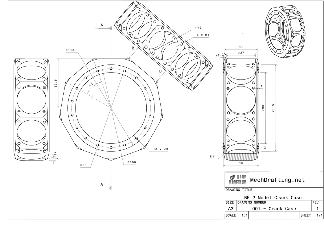 1120x785 Mechanical Drafting Services Crank Case Of A Br2