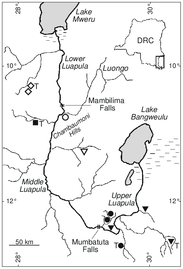 590x867 Fig. 8. Luapula Drainage Showing The Distribution