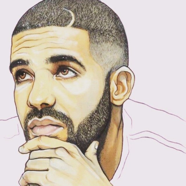 640x640 The Best Drake Fan Art Drawings, Celebrity Drawings