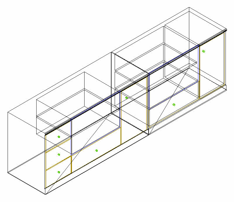 800x691 Multi Drawer Tv Cabinet Cad 3d Drawings, Autocad Drawing, Autocad
