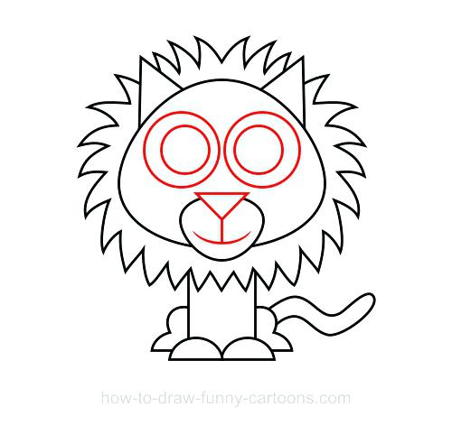 500x471 How To Draw A Lion In Addition To Lion Drawings Sketching Vector