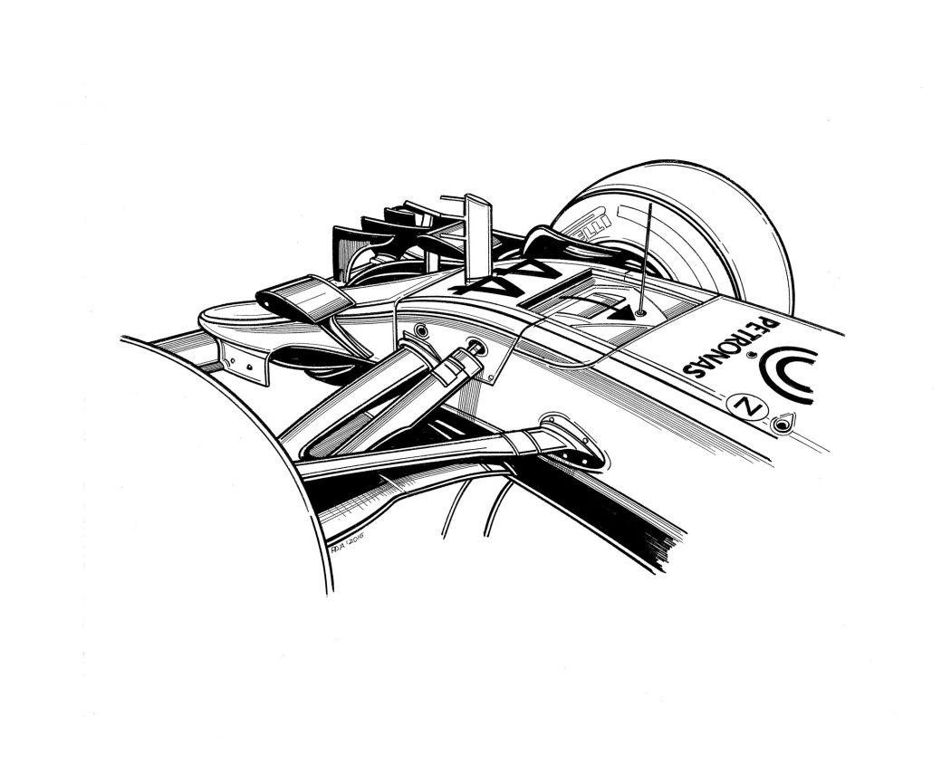 1050x844 Technical Drawings Of Mercedes 2014 2016 Cars By Paolo D'Alessio