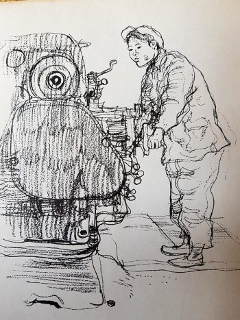 350x467 Paul Hogarth's Creative Pencil Drawing Retroculturati