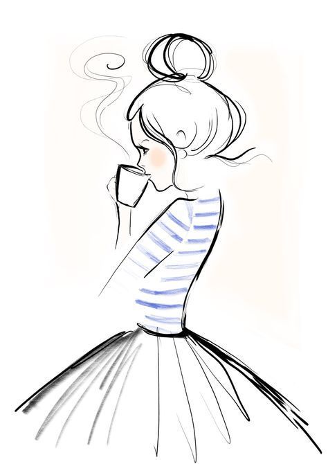 474x670 Mondaycoffee, Monday, Coffee, Kera Till, Illustration For Me