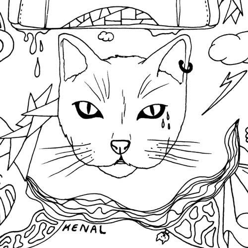 500x500 Cat Drawings Beautiful Cat Art You'Ll Love For Your Home Cat