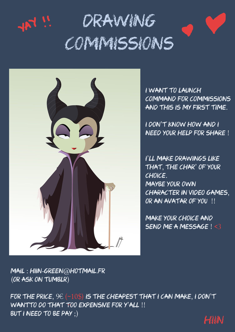 752x1063 Drawing Commissions By Hiin Green