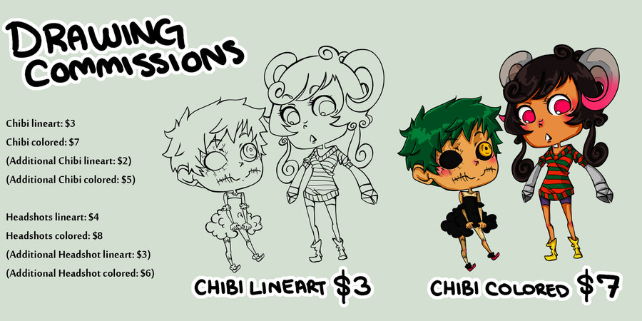 900x450 Drawing Commissions By Rosey So Silly