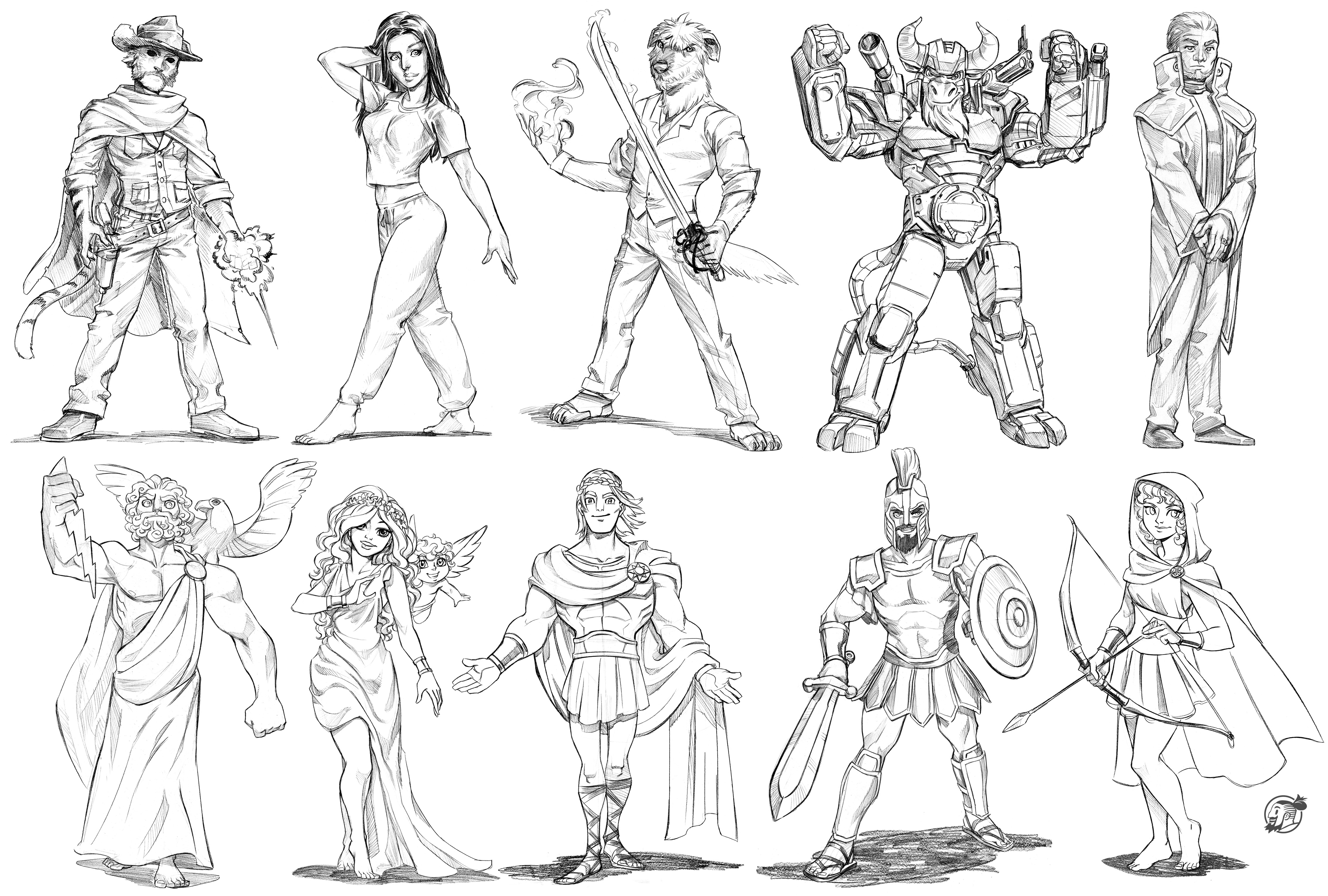 4536x3062 71 To 80 Sketch Commissions By Estivador