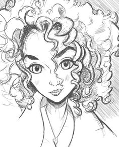 236x290 Curly Hair Study By On @