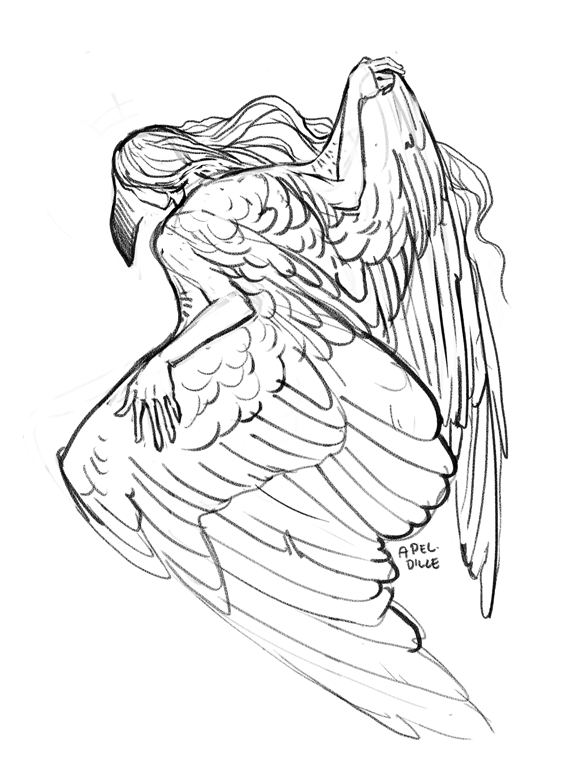 577x768 Just A Feeling Winged People Feelings And Drawings