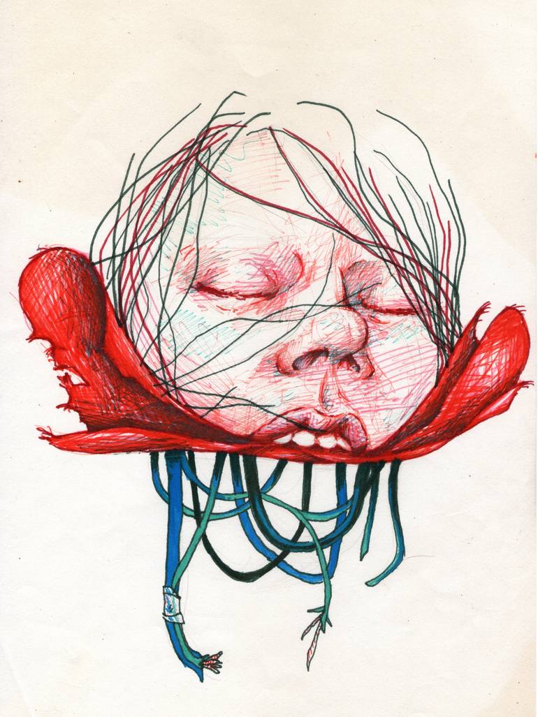 770x1027 Saatchi Art Feelings Drawing By Triantafylia Vassou