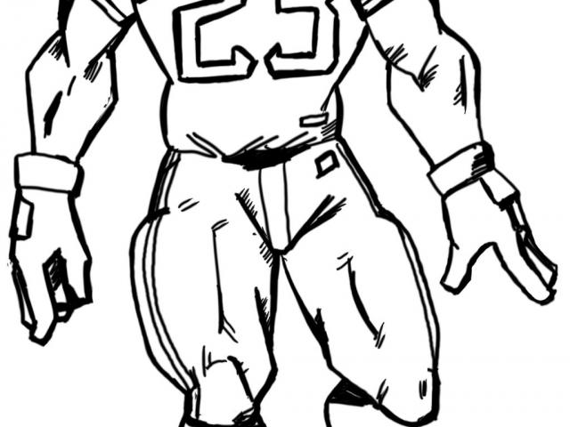 640x480 How To Draw A Football Player Free Download Clip Art