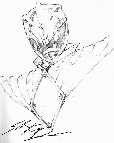 398x500 Power Rangers Sketches