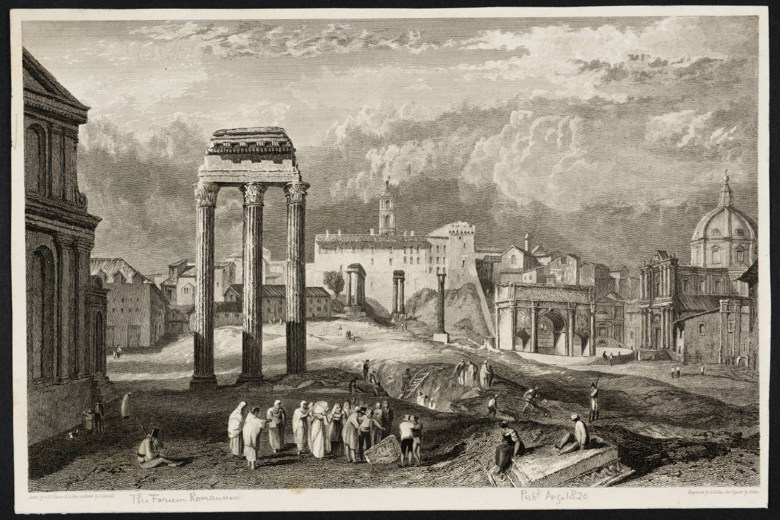 1536x1024 The Forum Romanum, Engraved By Hollis And Mitan', After Joseph