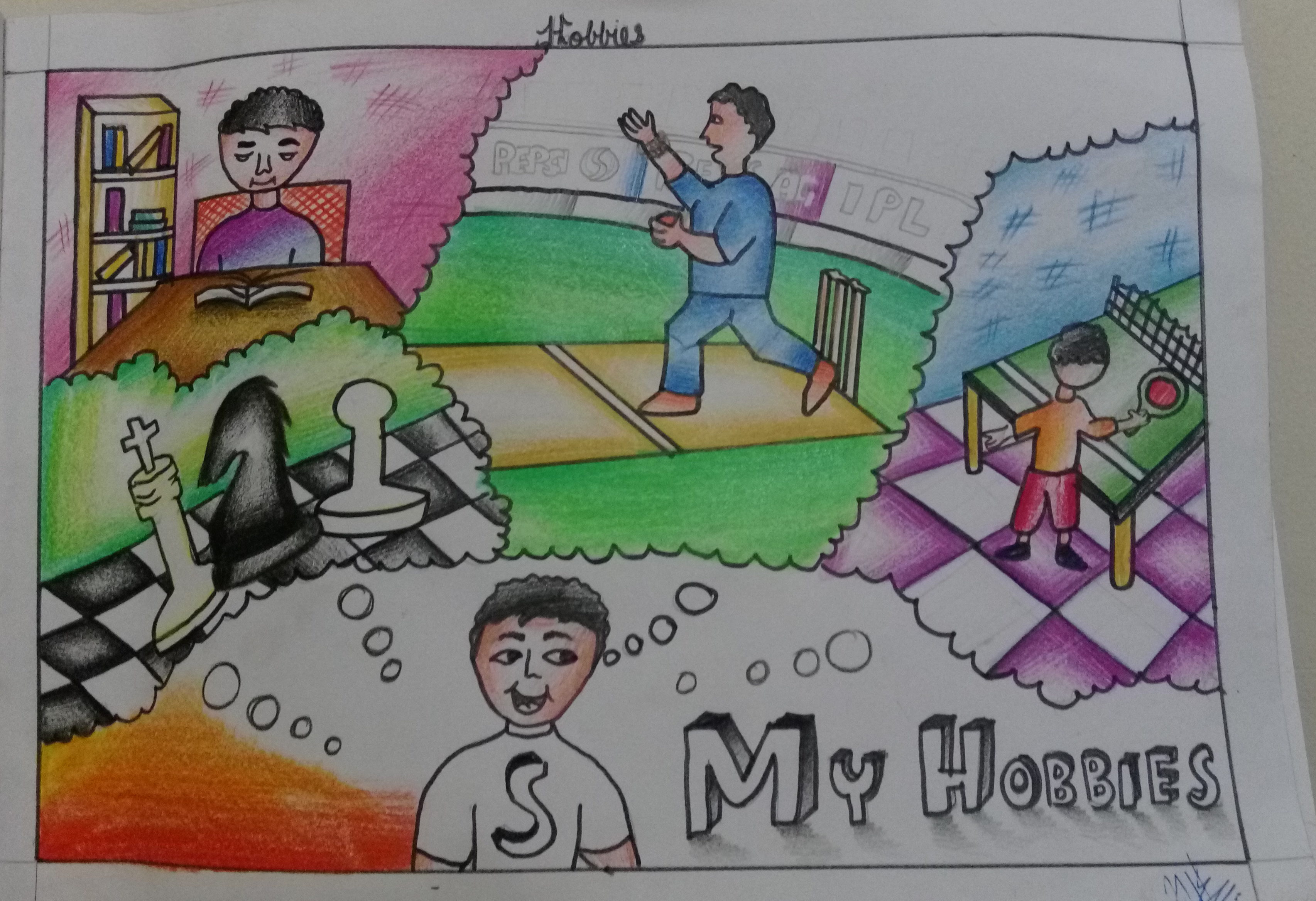 3411x2337 Drawing Is My Hobby Coursework Writing Service