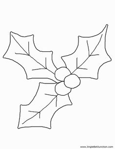 236x305 A Pair Of Joe's Toes Felt Holly Leaves And Berries Berries