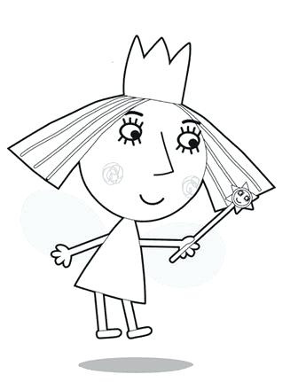 345x431 Little Kingdom Coloring Pages Birthday Holly Leaves