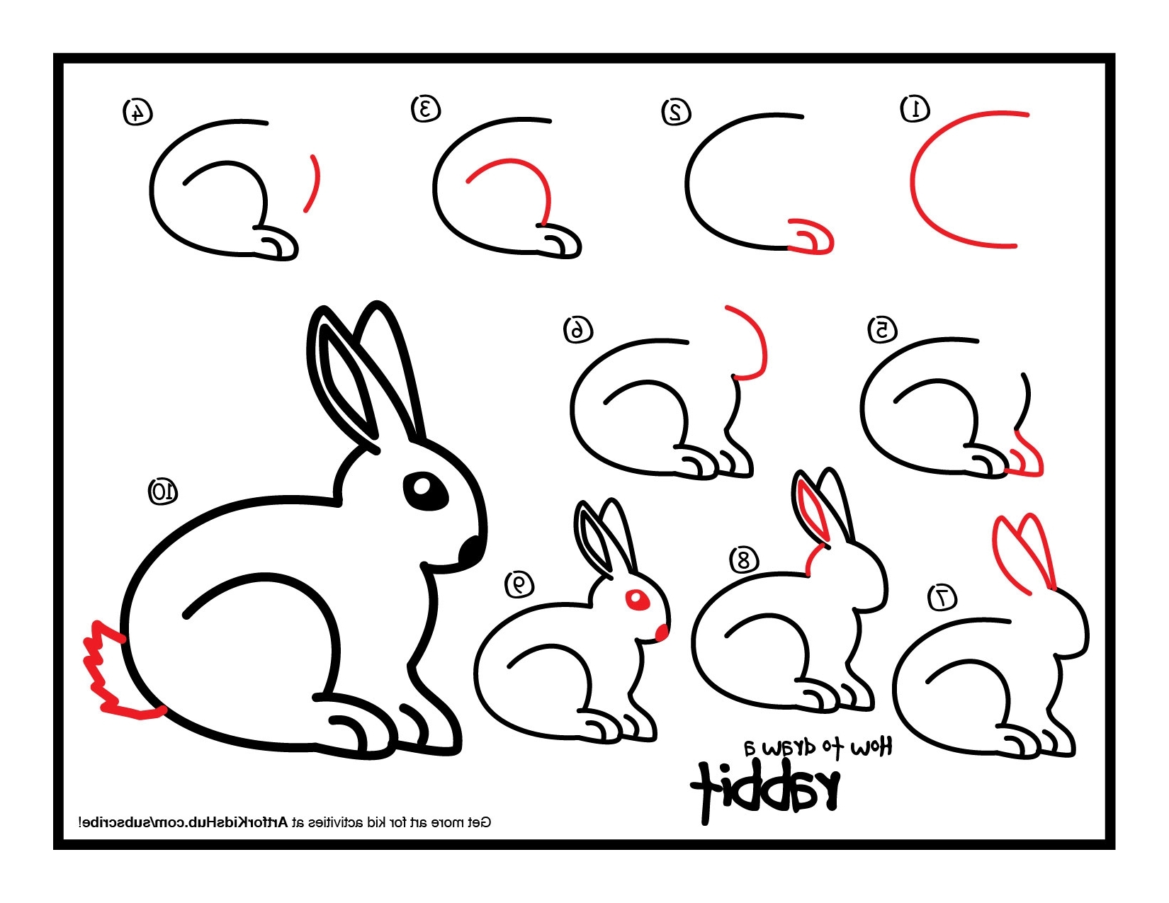 1650x1275 Rabbit Image Drawing How To Draw A Rabbit Art For Kids Hub