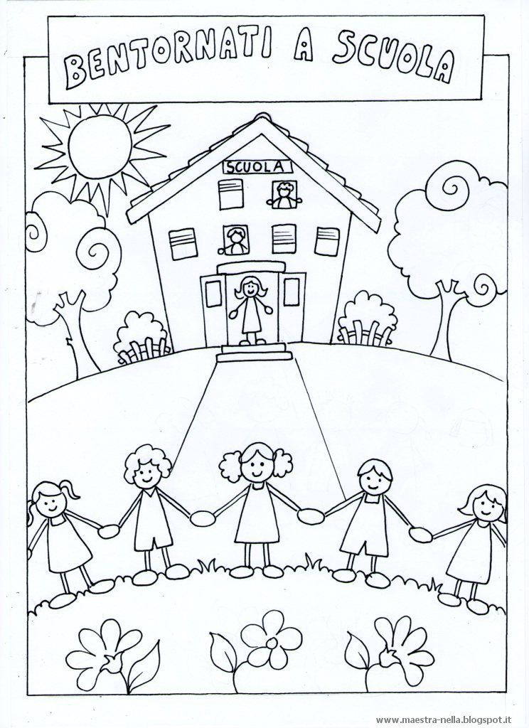 744x1024 Maestra Nella Copertine Children's Drawings