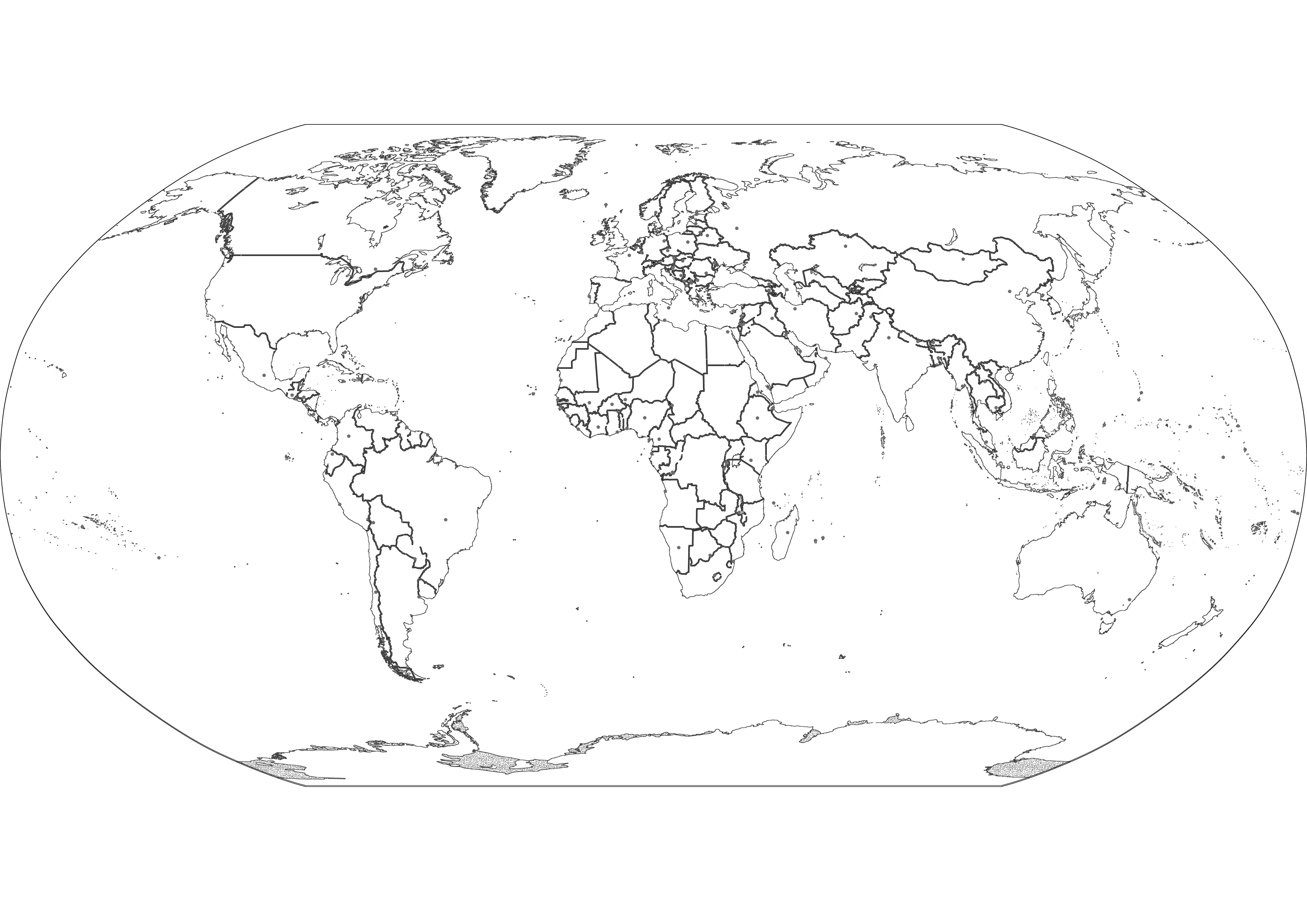 3508x2480 Ideas Collection World Map Outline With Countries Labeled On List
