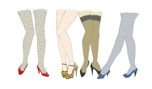 500x292 Art, Cute, Drawing, Fashion, Illustration