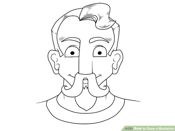 728x546 4 Ways To Draw A Mustache