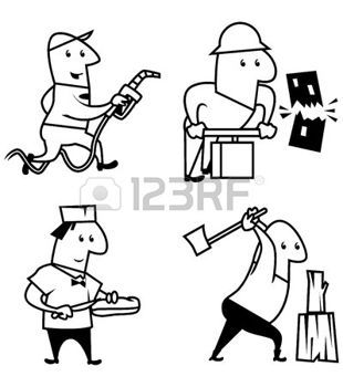 310x350 Educational Materials Collection People Work Profession,