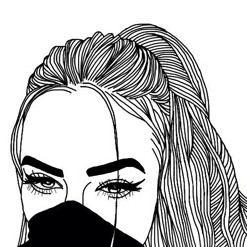 500x500 779 Best Tumblr Outlines Images On Girl Drawings
