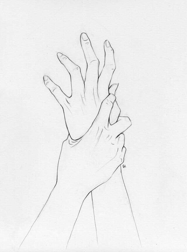 640x859 Collection Of Hand Grabbing Arm Drawing High Quality, Free