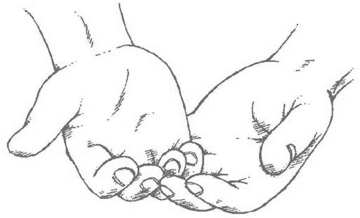 517x313 Hand Reaching Out Drawing Sketch Coloring Page