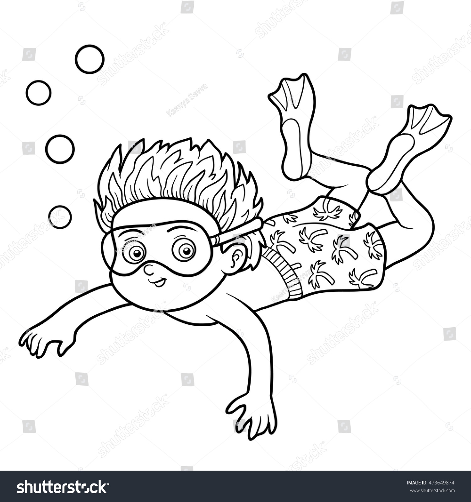 1500x1600 Collection Of Boy Swimming Drawing High Quality, Free