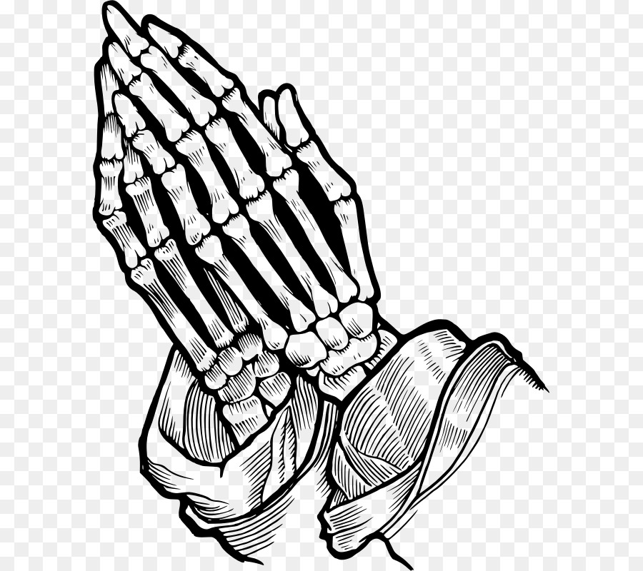 900x800 Praying Hands Prayer Bone Skull Drawing
