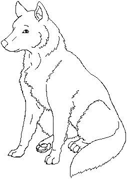 254x357 Collection Of Wolf Sitting Down Drawing Easy High Quality