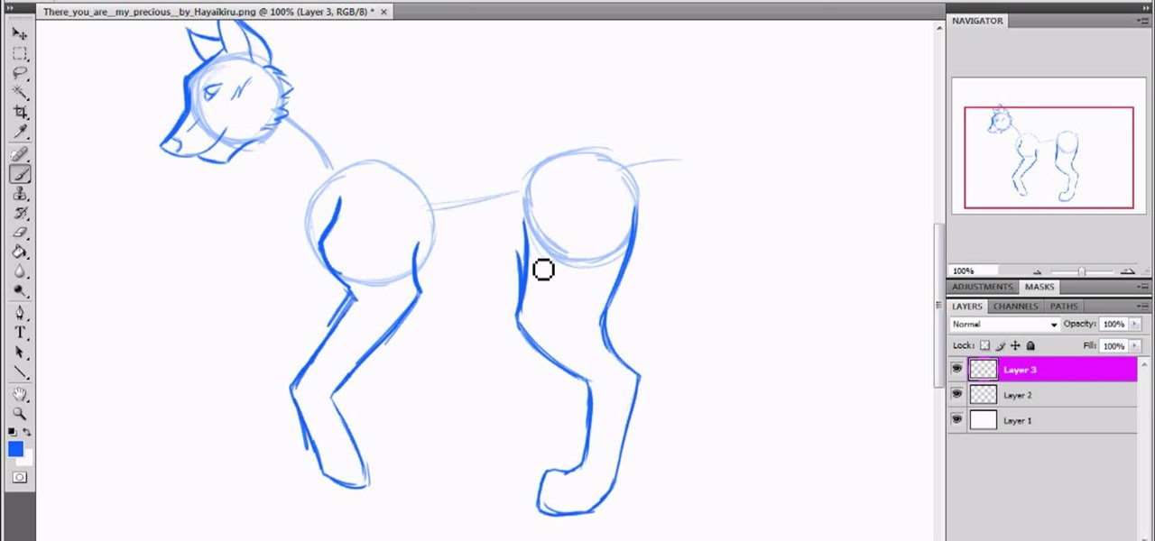 1280x600 How To Draw A Wolf With Basic Guide Lines Drawing Amp Illustration